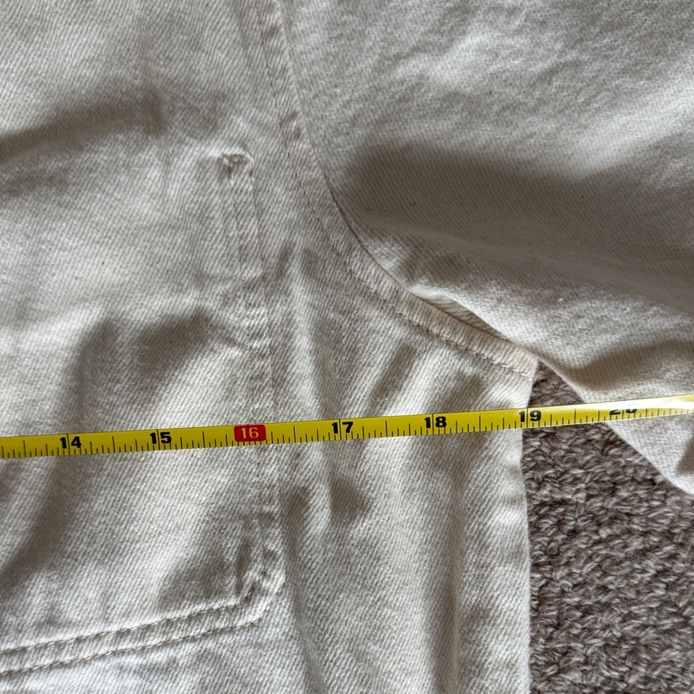 Everlane The Super-Soft Coverall Organic Cotton Women's Cream Jumpsuit Size 10 - Picture 12 of 12